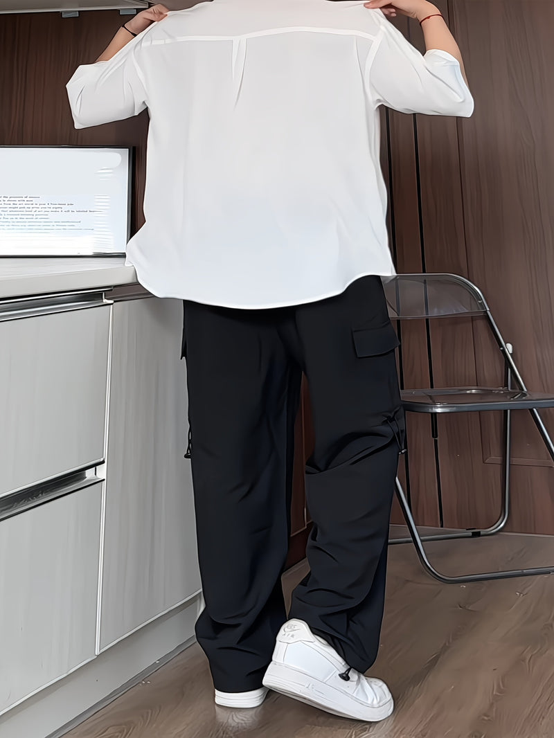 A Two-Piece Men's Casual Outfit.