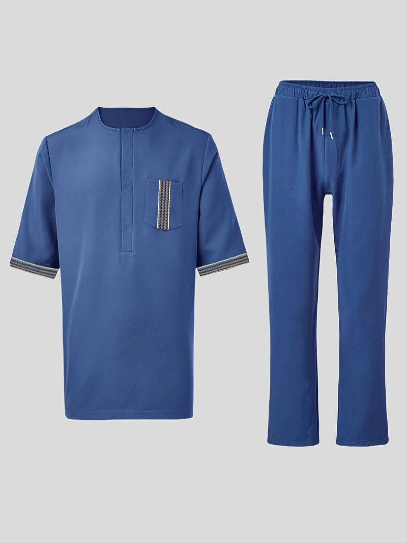 Men's Casual 2pcs Suit.