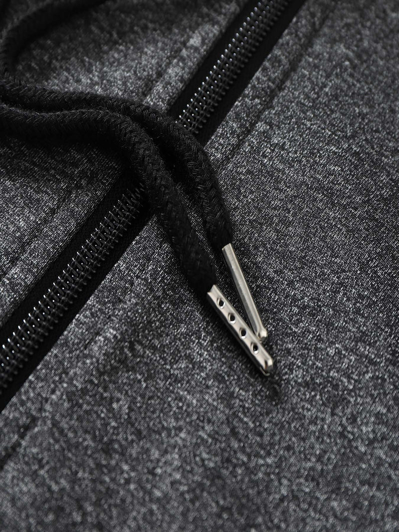 Men's Vintage Car Print 2pcs Suit Set - Slim-Fit Hooded Jacket & Pants.