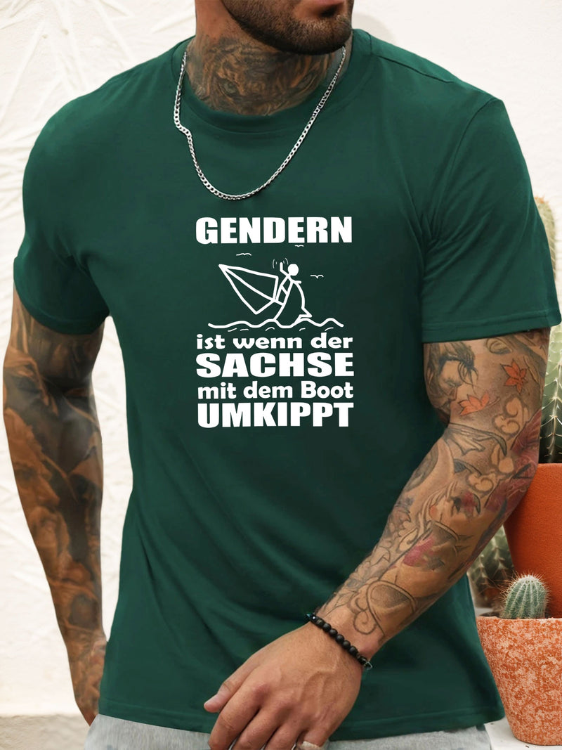 Men's Summer Casual Short-Sleeve T-Shirt.