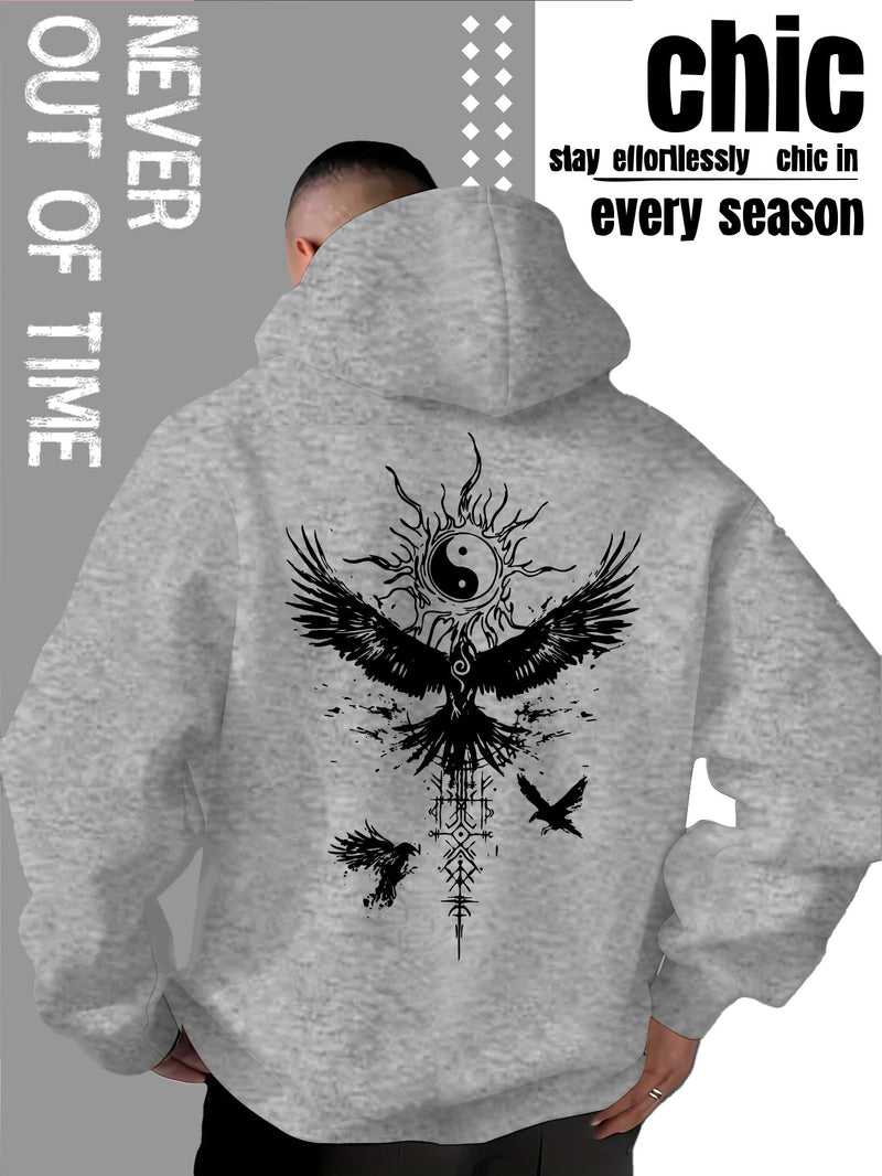 Men's Hooded Sweatshirt.