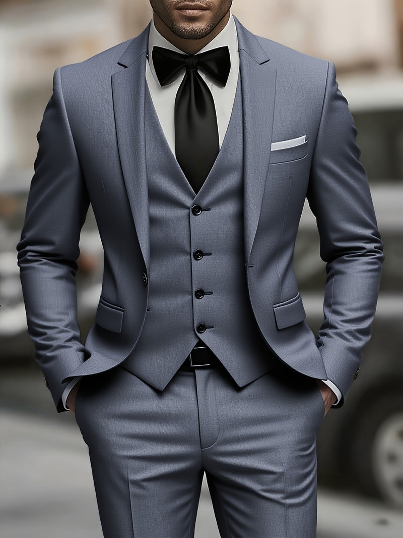 Stylish 3pcs Men's Suit.