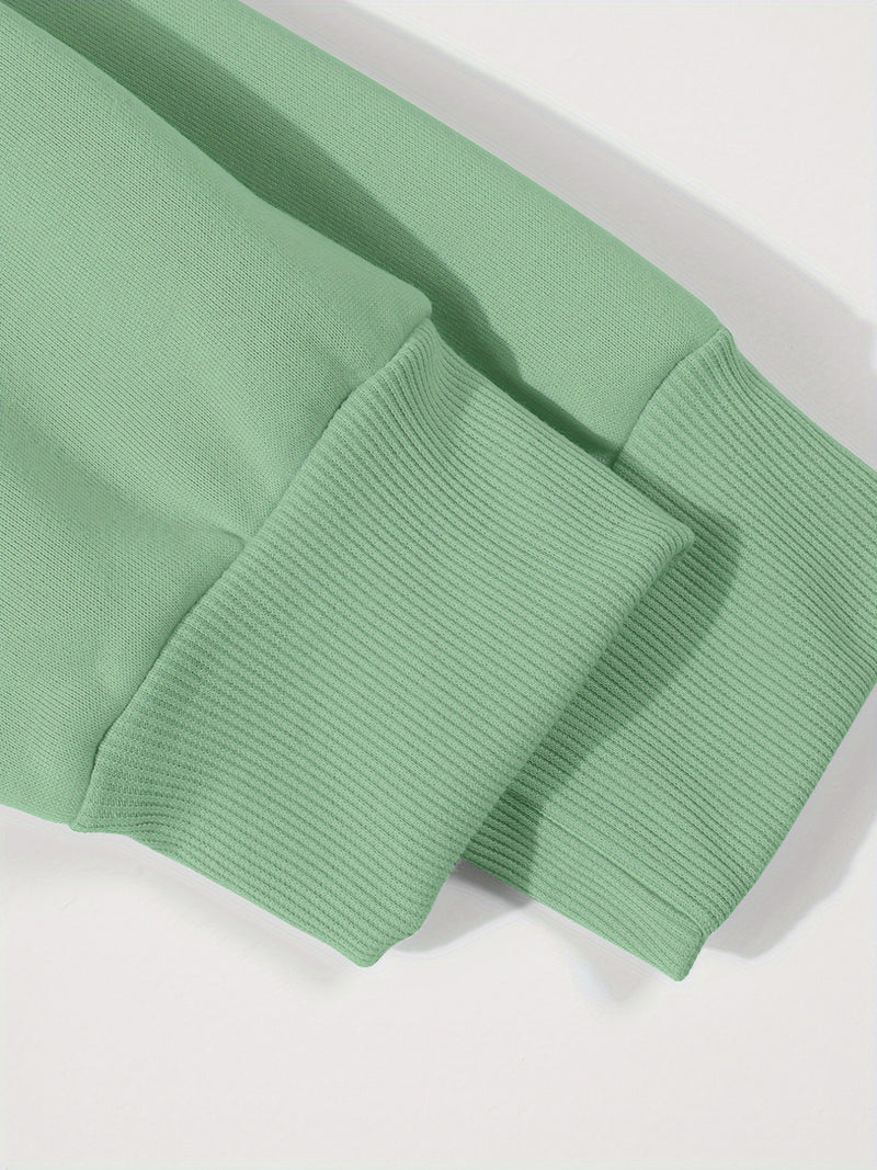 Men's Hooded Printed Sweatshirt.