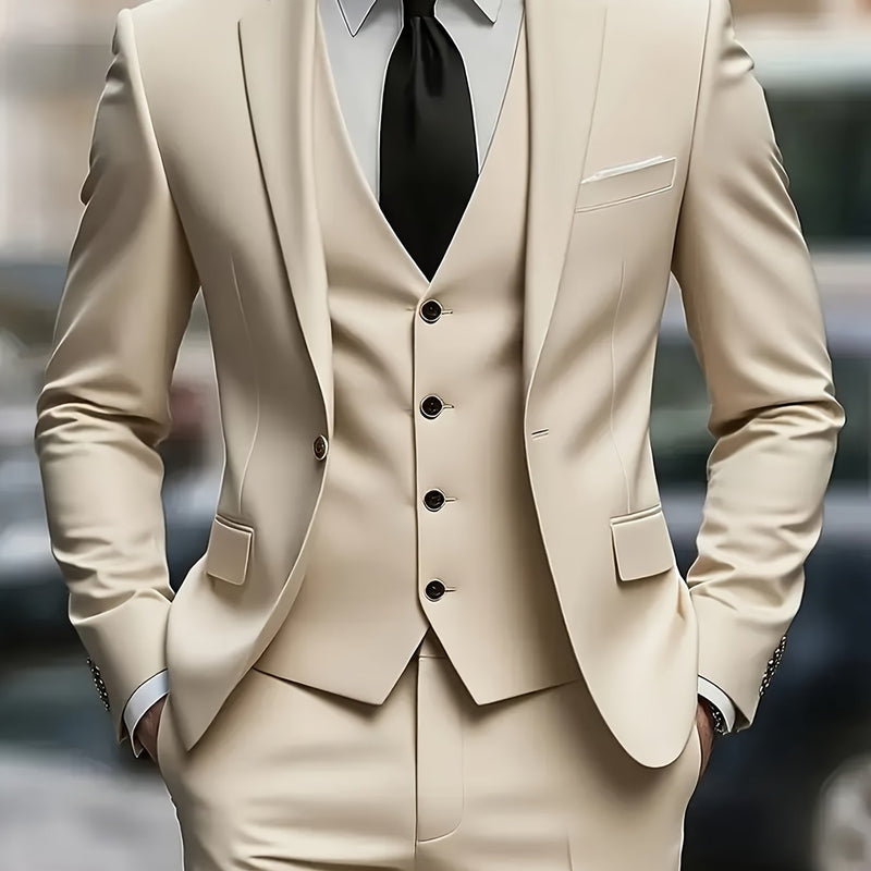 High-End Three-Piece Suit for Men.