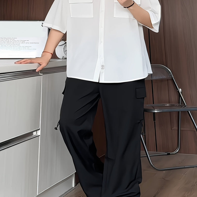 A Two-Piece Men's Casual Outfit.