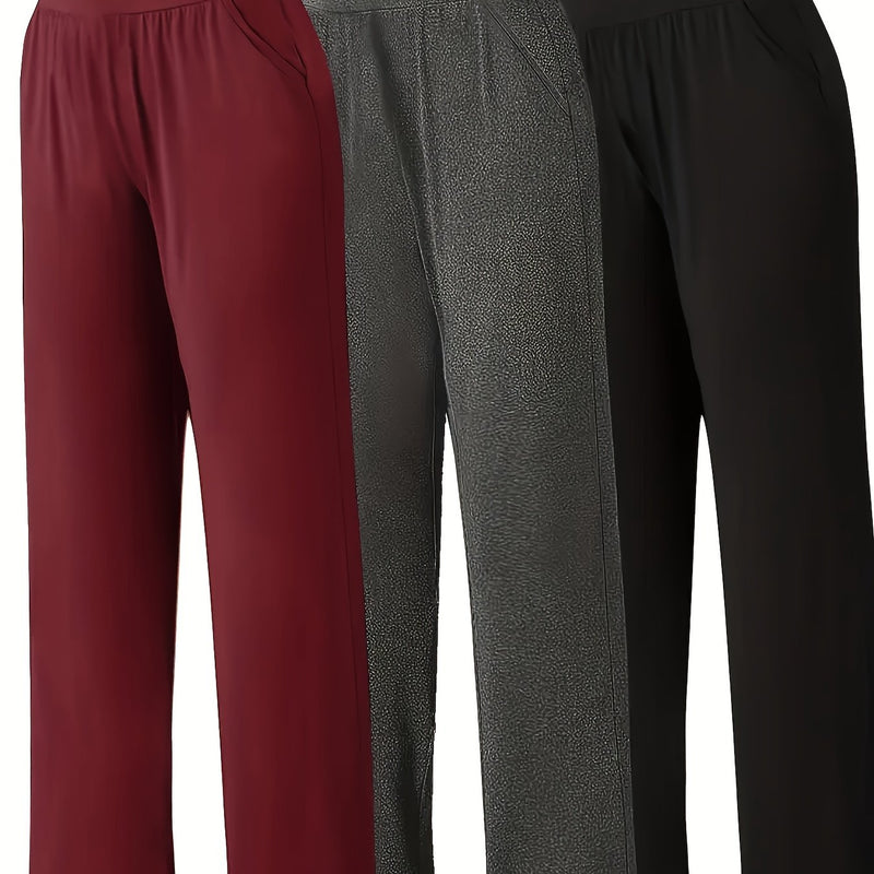 Three Pieces of Women's Fashion Pants.