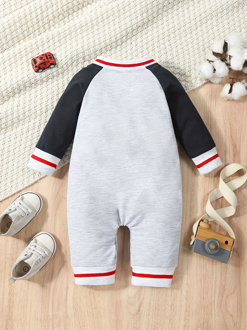 Spring And Autumn Baby Boy BABYBOY  Round Neck.