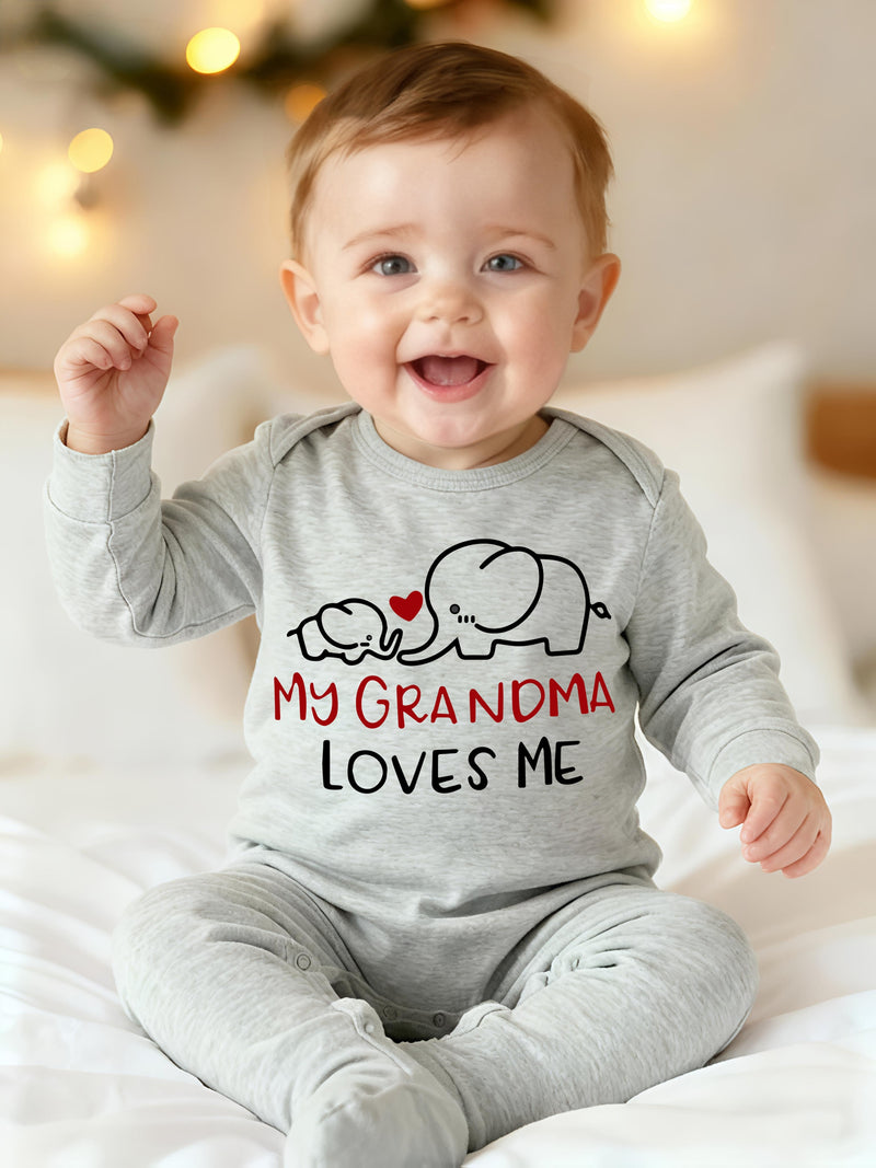 My Grandma Loves Me Valentine's Day Letter Print.