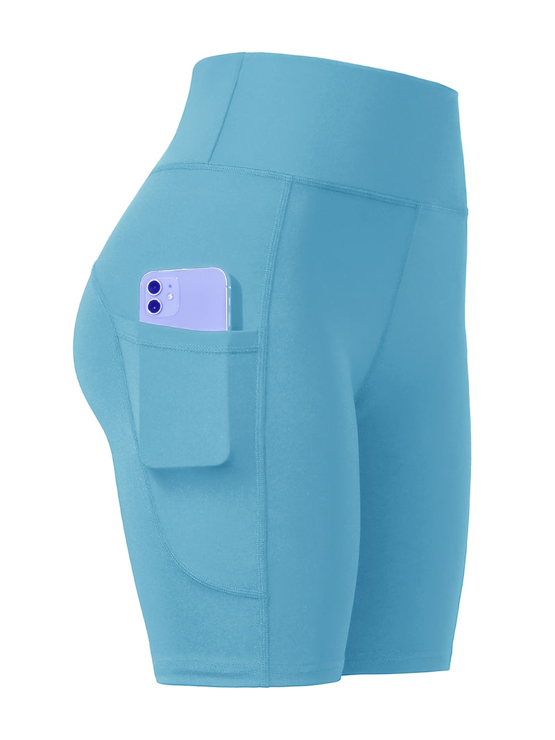 4-Pack Women’s Athletic Shorts, Fashion Yoga Shorts.