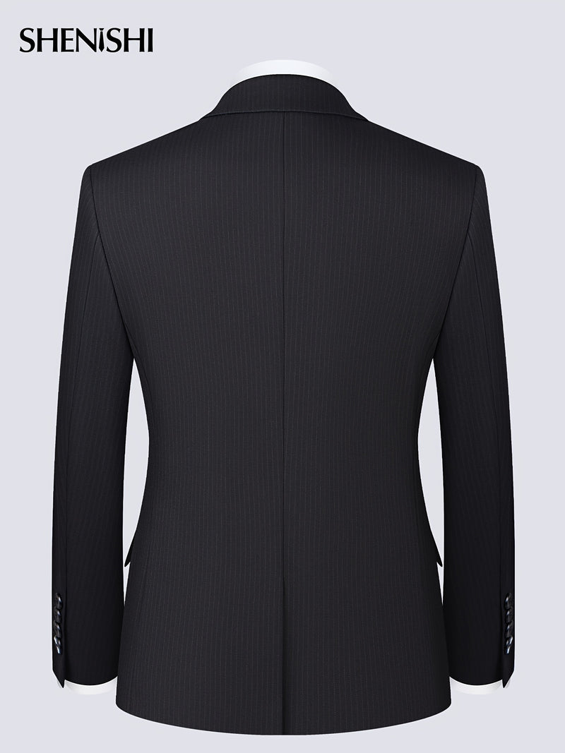 Men's Two-Piece Suit Set - Business & Casual Wear, Slim Fit.