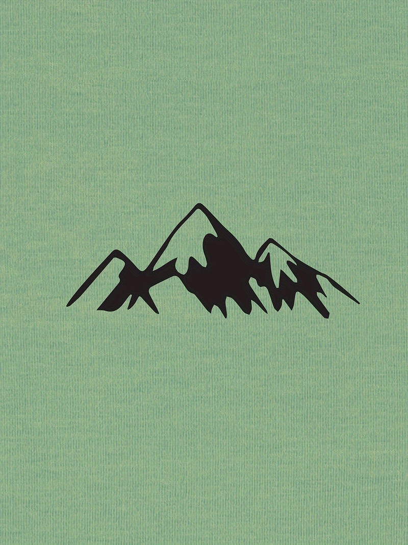 3pcs Men'S Short Sleeve Print T-Shirt.