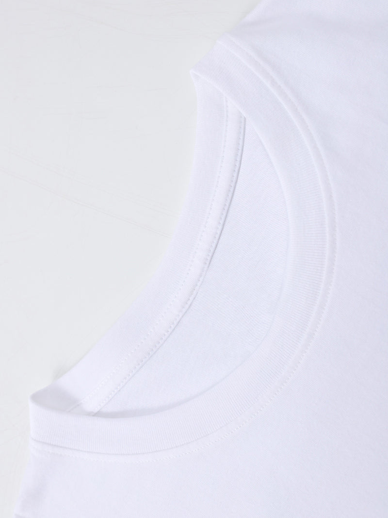 Men's Pure Cotton New Fashion Letter Design Print Casual Short Sleeve.