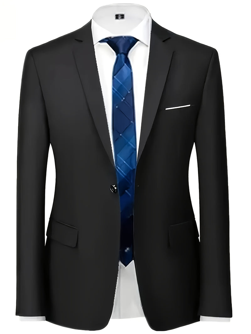 Men's Two-Piece Suit Set, Including Jacket and Trousers.