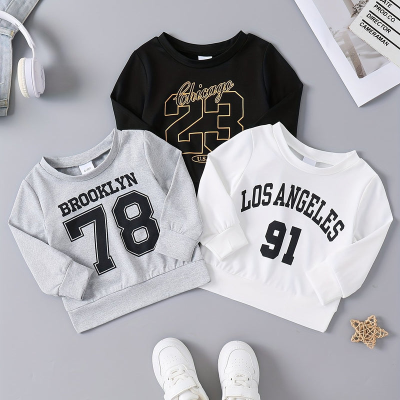 3pcs Baby And Toddler Sweatshirts.