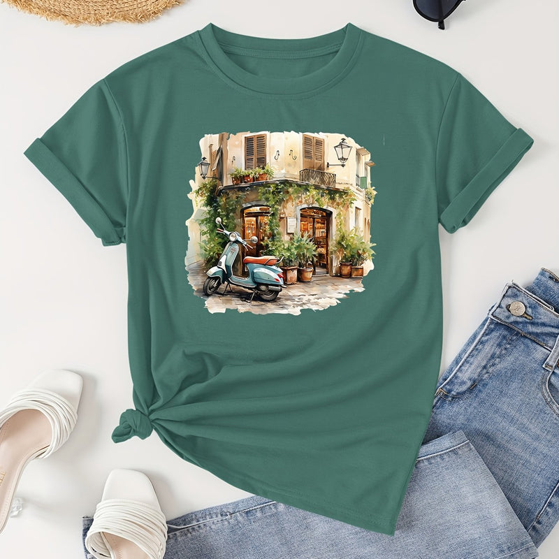 Women’s Casual Short Sleeve T-Shirt.