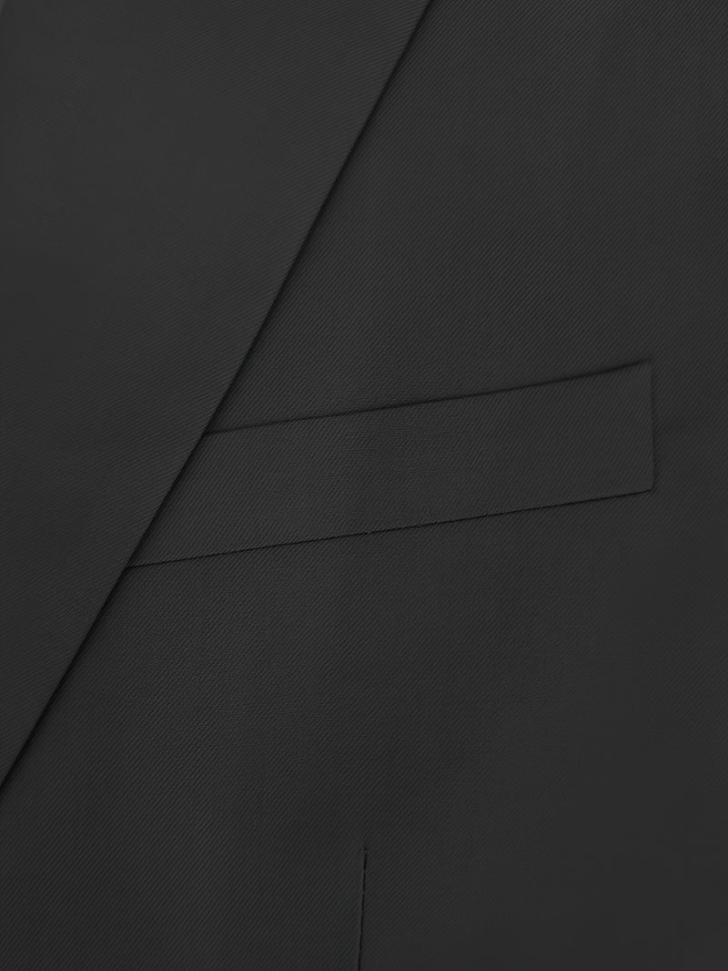 3pcs Men's Classic Solid Color Suit Set.