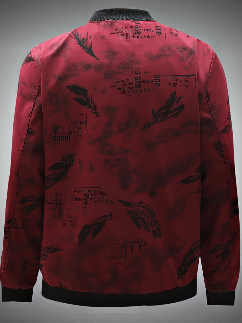 2024 New Spring And Autumn Digital Print Men'S Jacket.