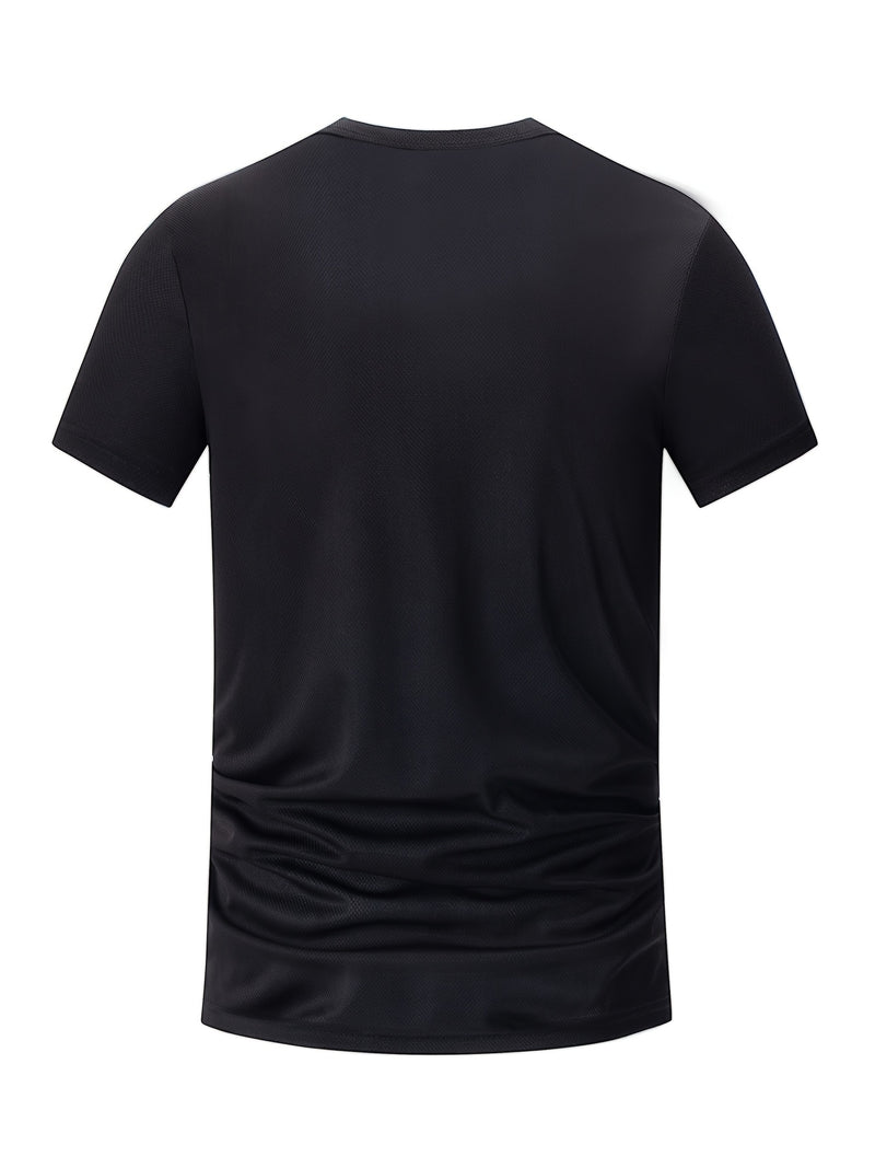 Set of 4 Large-Sized Summer Short-Sleeve T-Shirts for Men.