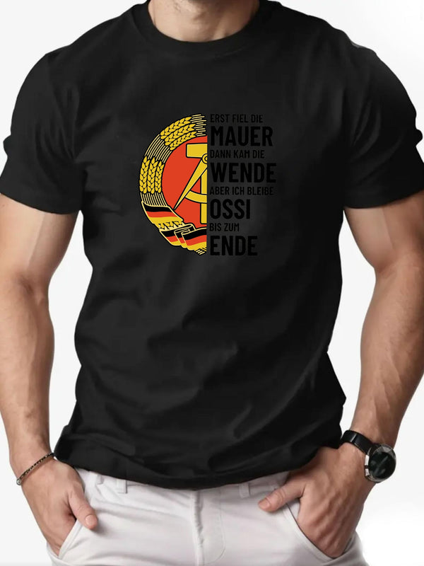 Men's Summer Casual Crew Neck Short T-Shirt.