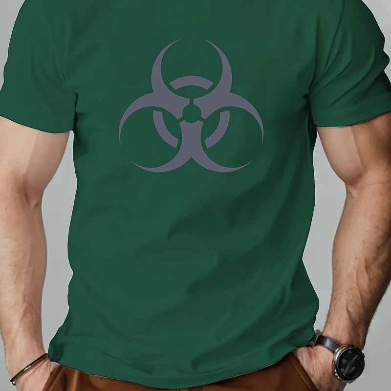 Men's Casual Crew Neck Short Sleeve T-Shirt.