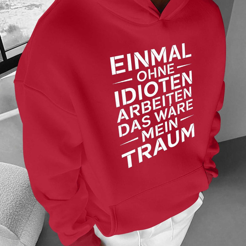 Men's Hooded Sweatshirt.