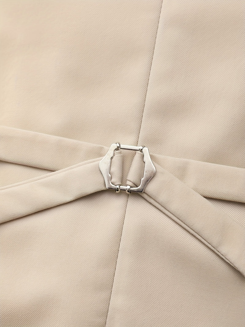 Men's 2pcs Suit, Consisting of a Vest And Dress Pants.
