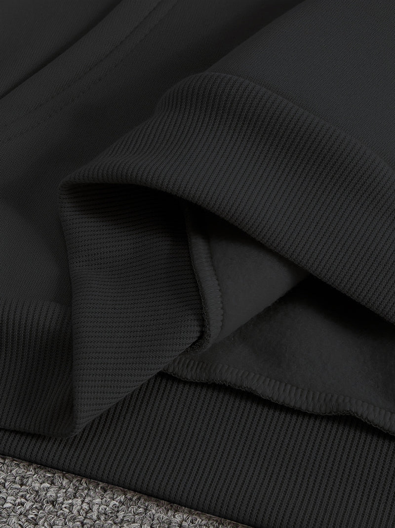 Men's Fleece-Lined Hooded Sweatshirt.