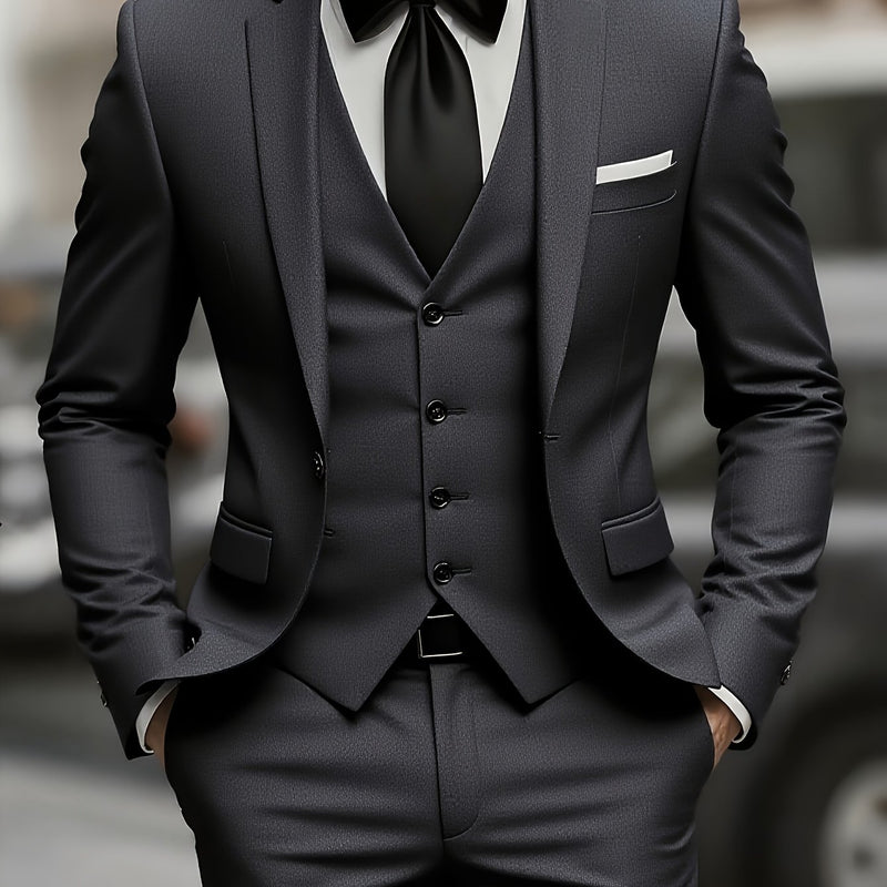 Stylish 3pcs Men's Suit.