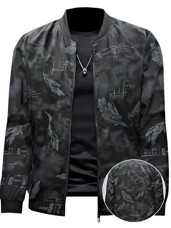 2024 New Spring And Autumn Digital Print Men'S Jacket.