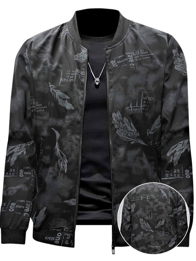 2024 New Spring And Autumn Digital Print Men'S Jacket.