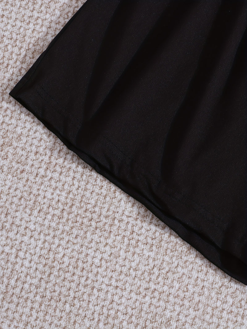 Women's Home Clothing Two-Piece Set with White Bow, Autumn And Winter.