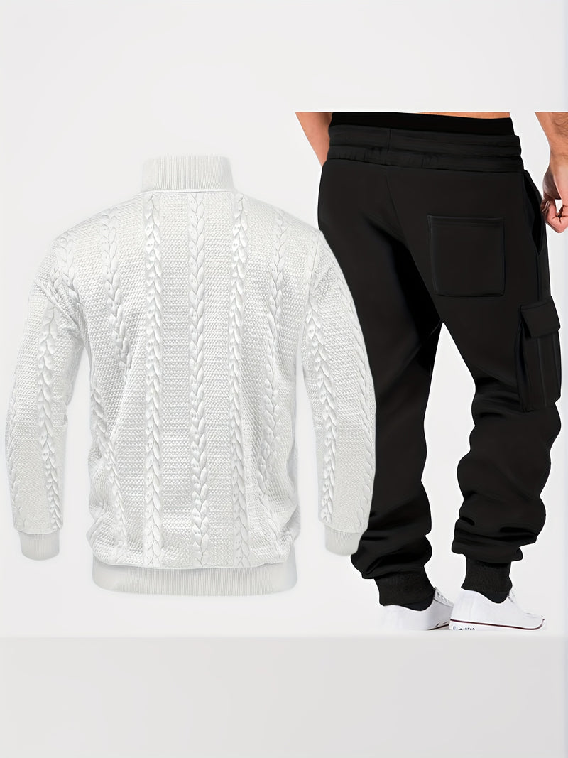 Men's Autumn/Winter Two-Piece Set.