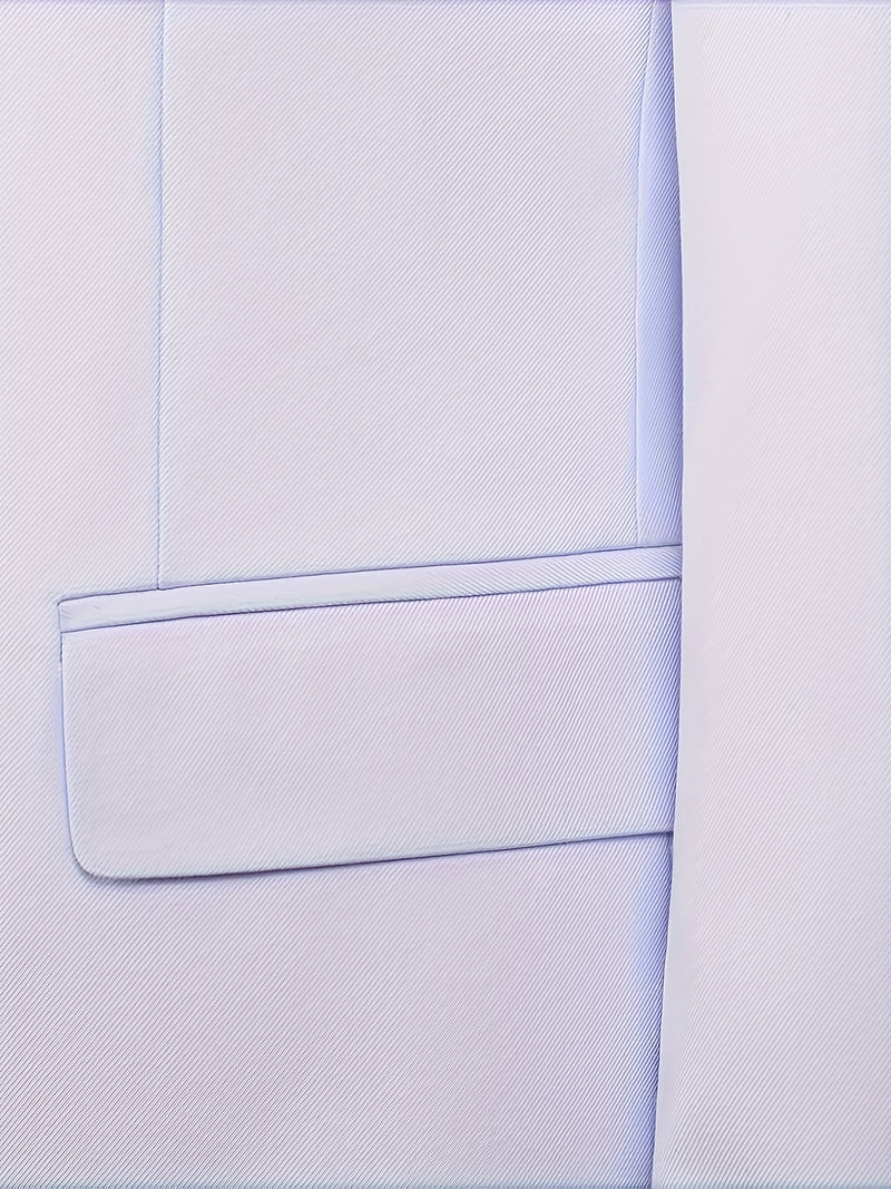 Business Casual 2-Button 3pcs Suit Set.