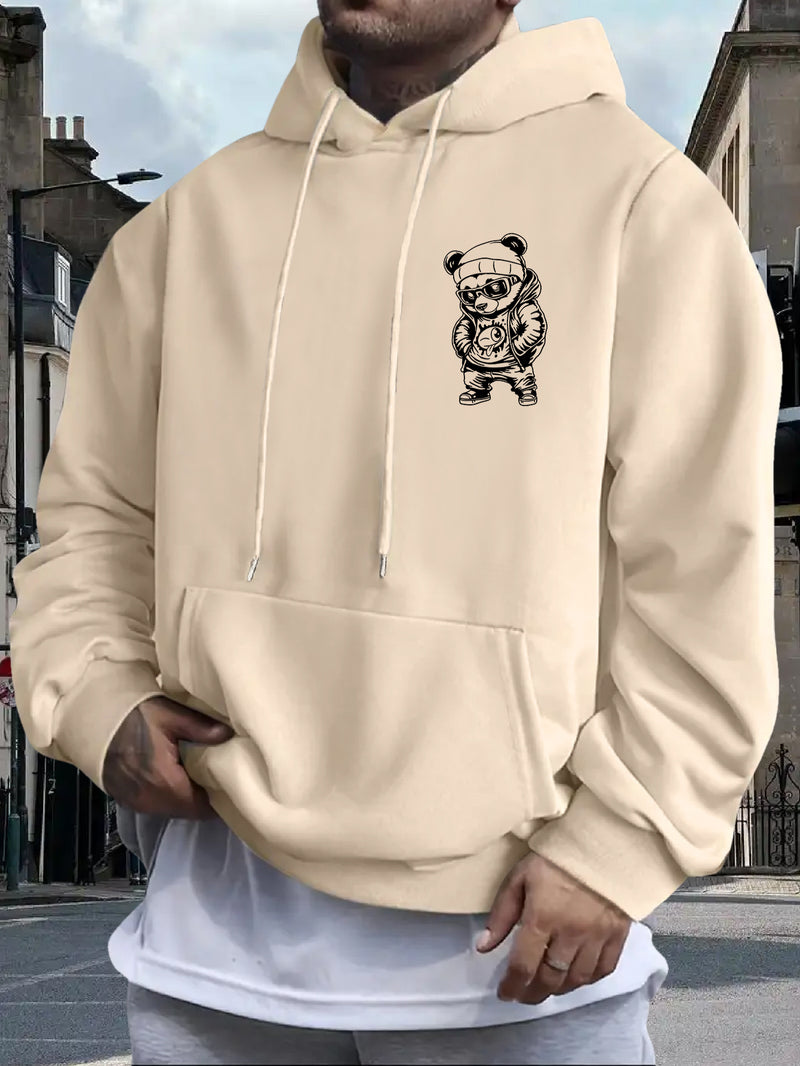 Men's Casual Hooded Sweatshirt.