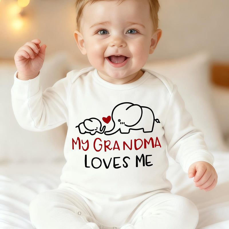 My Grandma Loves Me Valentine's Day Letter Print.