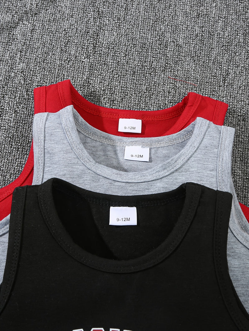 6pcs Set for Baby Boys Featuring a Trendy Summer Outfit.