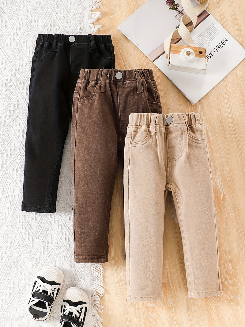 Boys Light Blue, Medium Blue and Black Three-Pack.