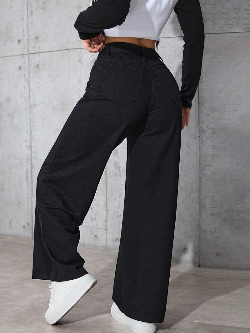 Women’s Trendy High-Waisted Straight-Leg Trends.