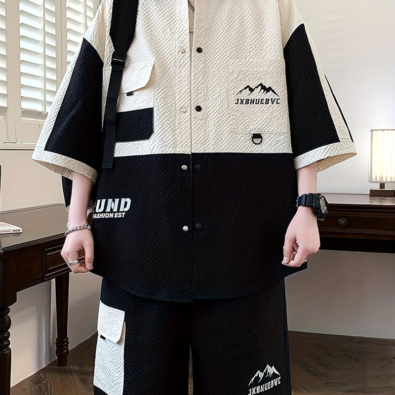 Men's Casual Two-Piece Set for Summer.