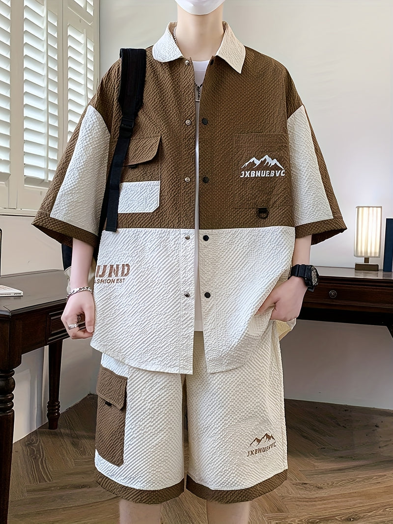 Men's Casual Two-Piece Set for Summer.