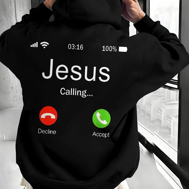 Men's Hooded Sweatshirt.