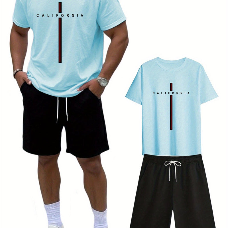 Plus-Size Men's Casual Short-Sleeve Shirts Paired.