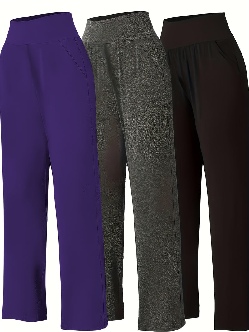 Three Pieces of Women's Fashion Pants.