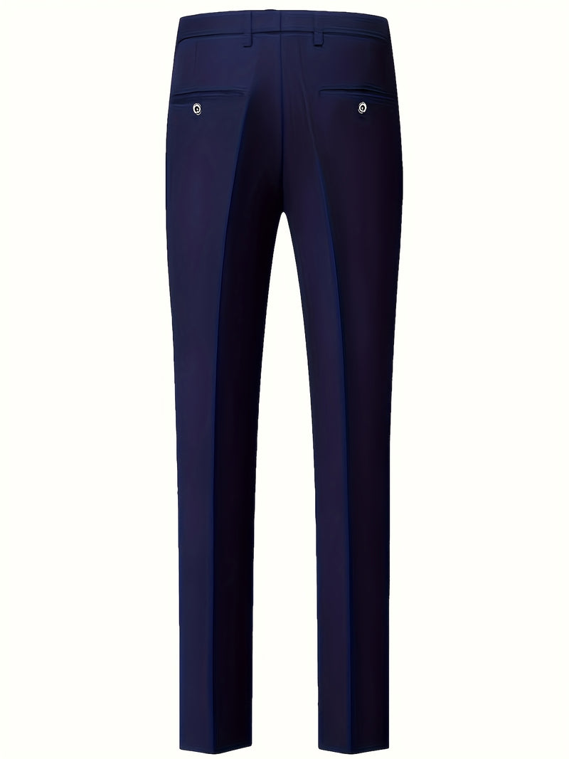 Men's 2pcs Wedding Suit Set - Slim Fit Business Suit Jacket.