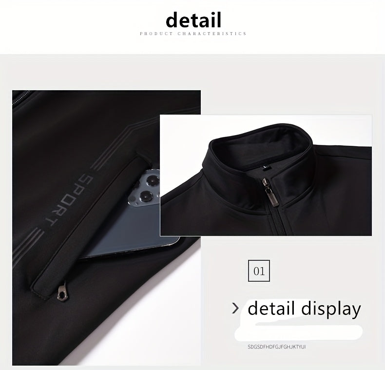 Men's Sportswear Set for Spring And Autumn Casual Outfit.