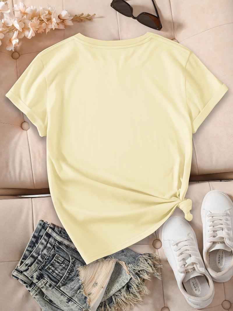 Women’s Geometric Print T-Shirt.