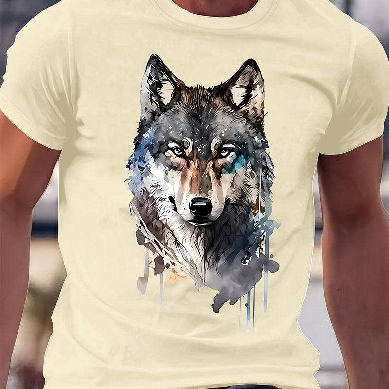 Men's Casual Trendy Street Sports Short-Sleeve T-Shirt, New Summer Style.