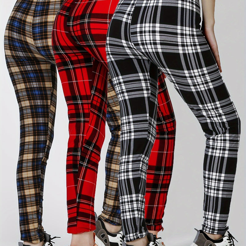 3 Packs Women'S Soft & Stretchy Tight Leggings.