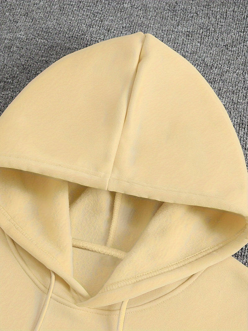 Men's Fleece-Lined Hooded Sweatshirt.