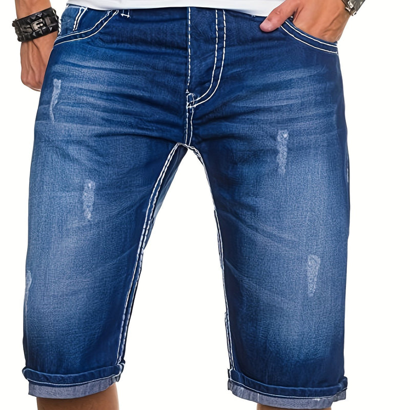 Men's Denim Shorts.